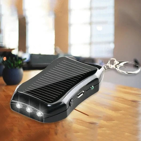 đ„ New Style Portable Outdoor Waterproof Solar Power Bank Keychain - 90% OFF đ„đ