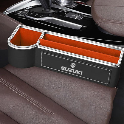 Car Storage Box With Cup Holder