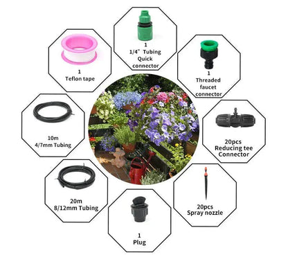 Mist Cooling Automatic Irrigation System